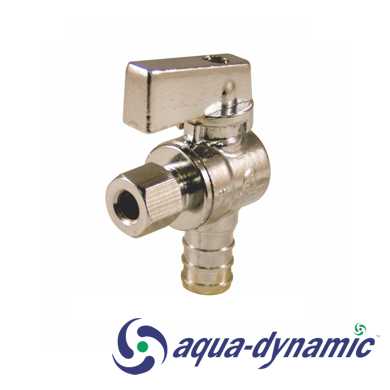 Aqua-Dynamic Ice Maker Angle Supply Stop Valve